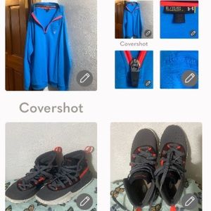 UA High-Tops 8.5 & matching Storm 3pocket sweatshirt XL